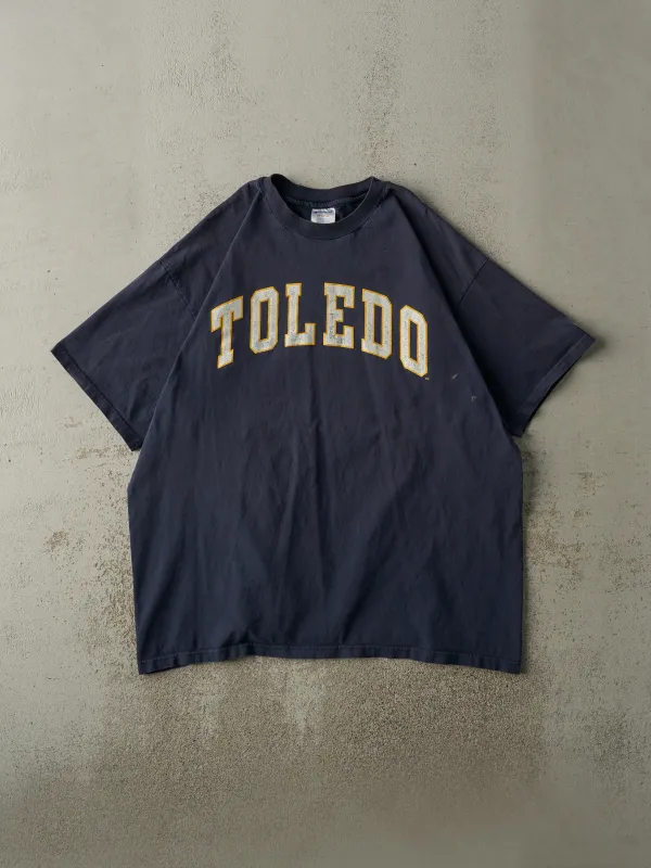 Vintage 90s Navy Blue University of Toledo Tee (L/XL) sold by Rebalance Vintage