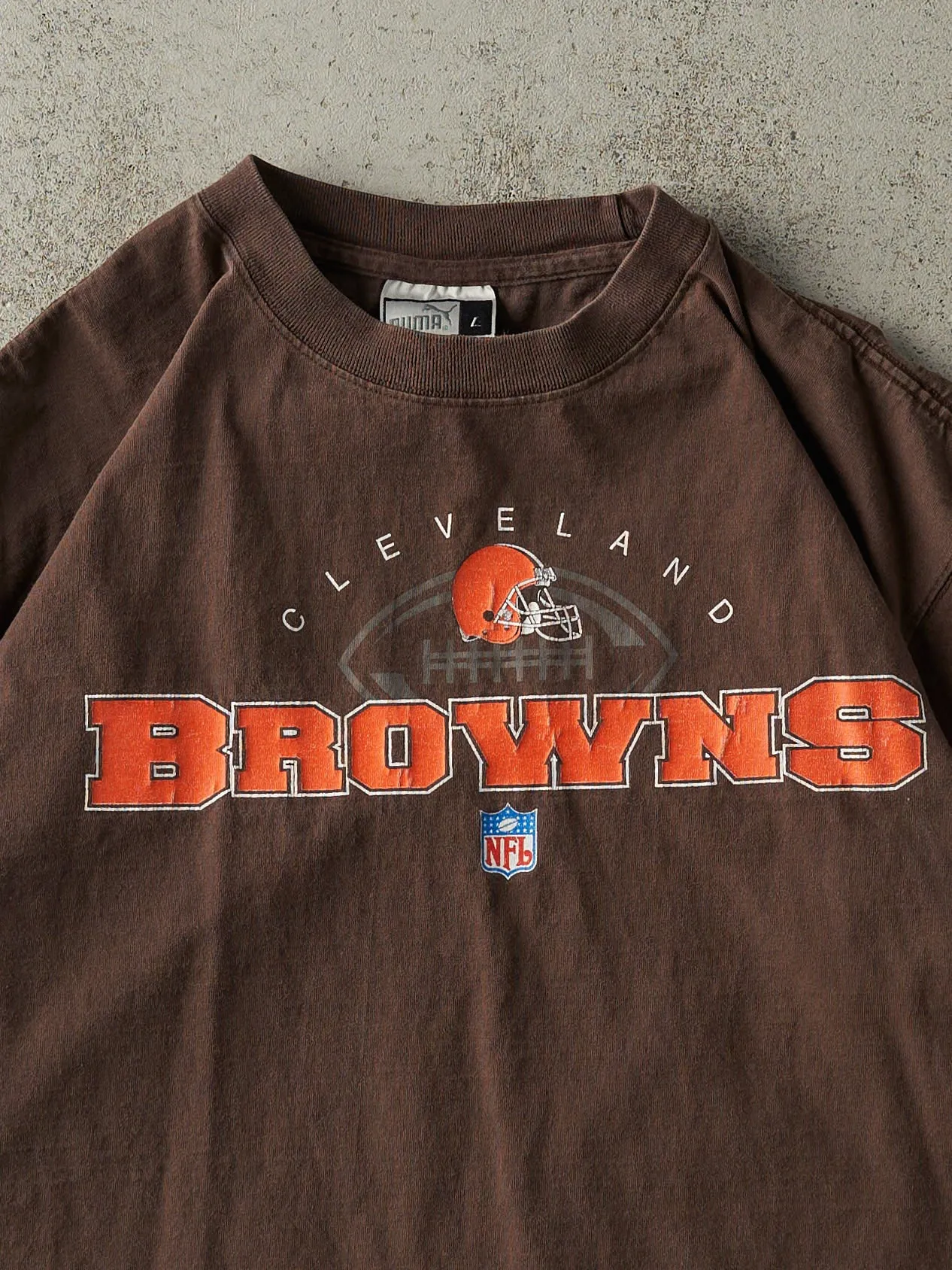 Vintage 90s Brown Cleveland Browns Tee (L/XL) sold by Rebalance Vintage product image thumbnail 2