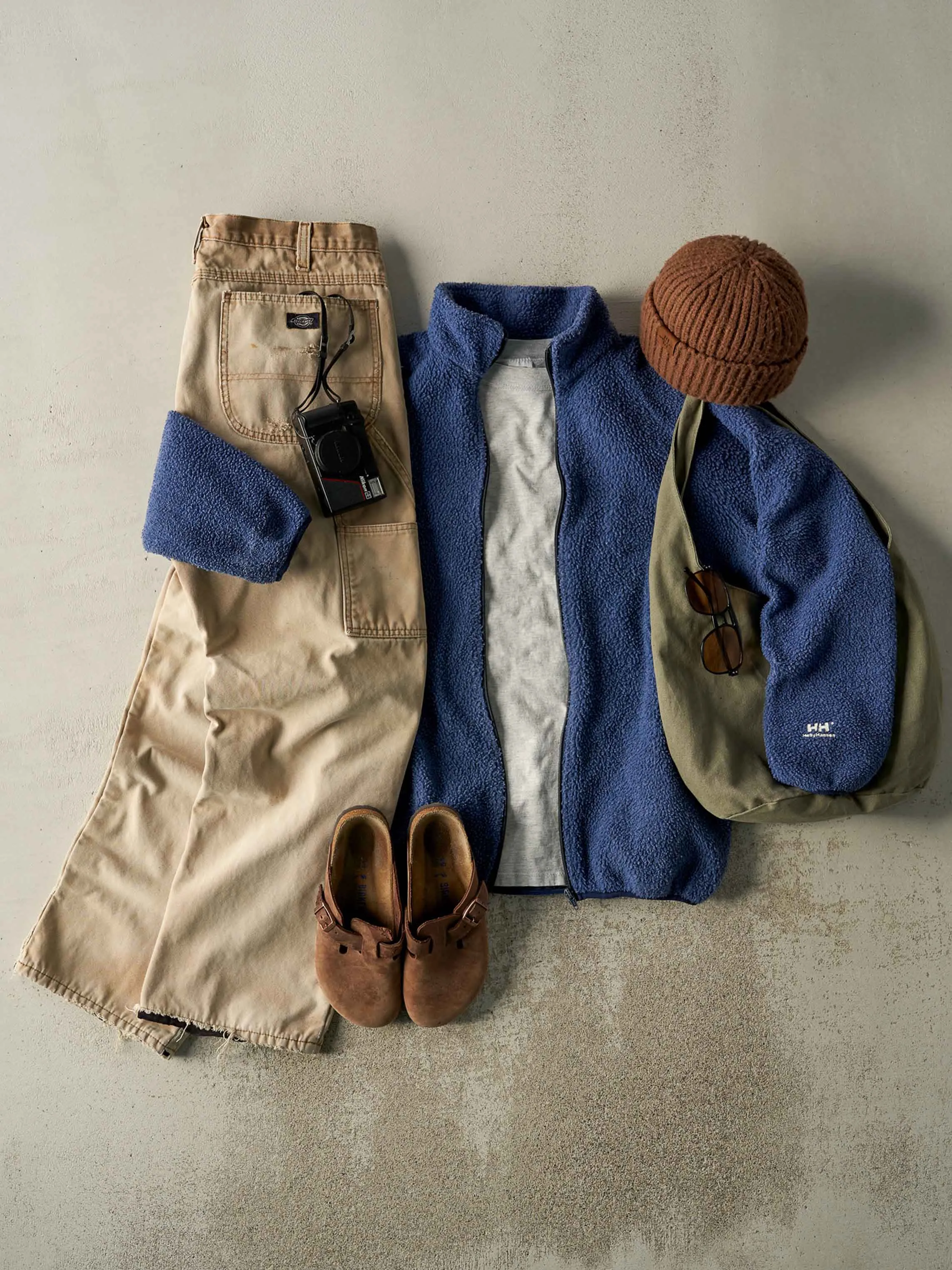 Vintage 90s Beige Dickies Fleece Lined Carpenter Pants (36x30.5) sold by Rebalance Vintage product image thumbnail 2