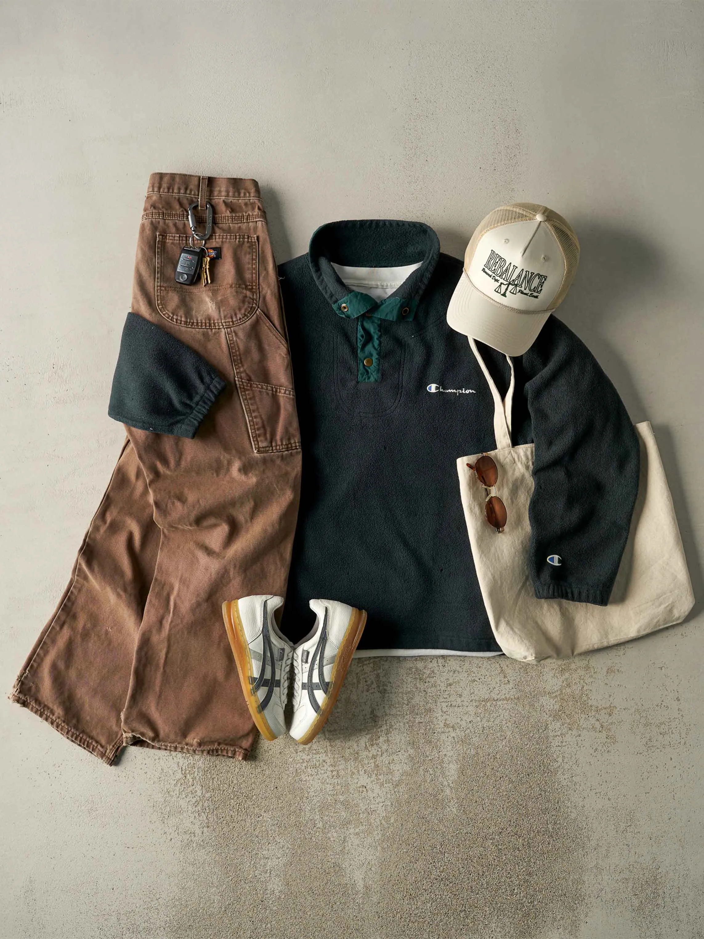 Vintage 90s Brown Dickies Carpenter Pants (33.5x31) sold by Rebalance Vintage product image thumbnail 2