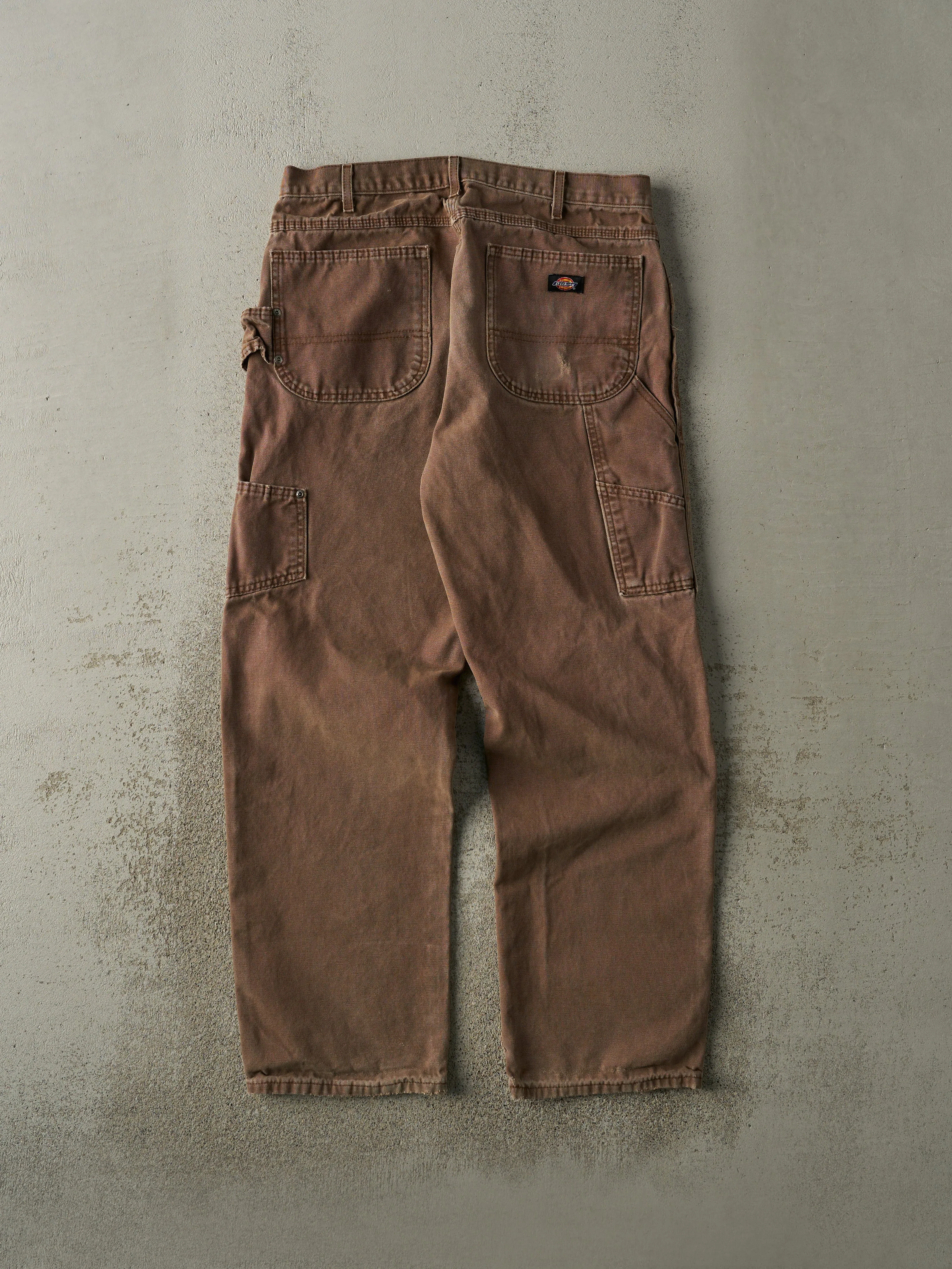 Vintage 90s Brown Dickies Carpenter Pants (33.5x31) sold by Rebalance Vintage product image thumbnail 3
