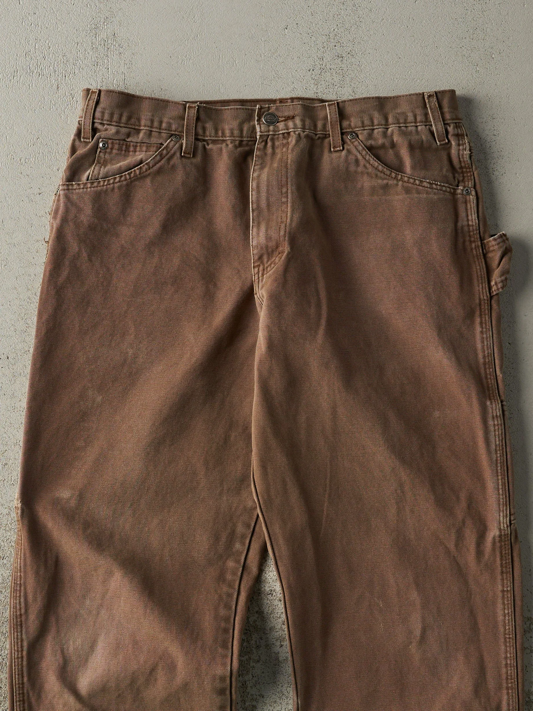Vintage 90s Brown Dickies Carpenter Pants (33.5x31) sold by Rebalance Vintage product image thumbnail 4