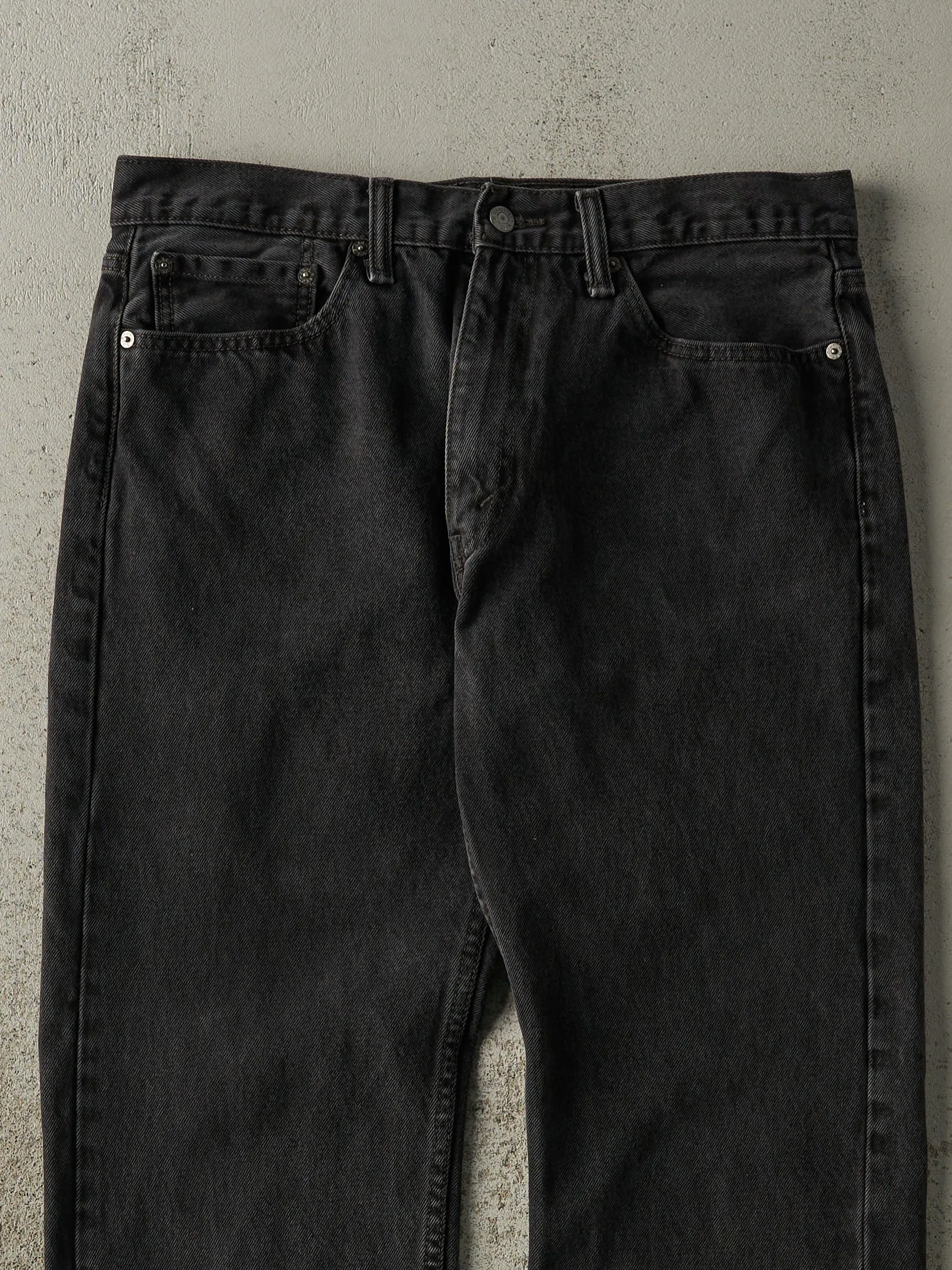 Vintage Y2K Black Levi's 505 Denim Pants (35.5x30) sold by Rebalance Vintage product image thumbnail 4