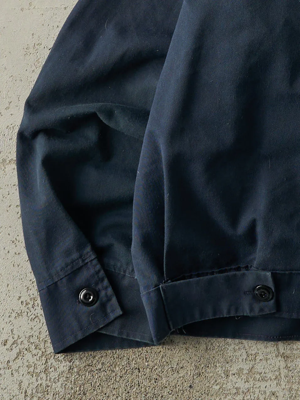 Vintage 80s Navy Blue Work Jacket (L) sold by Rebalance Vintage product image thumbnail 5