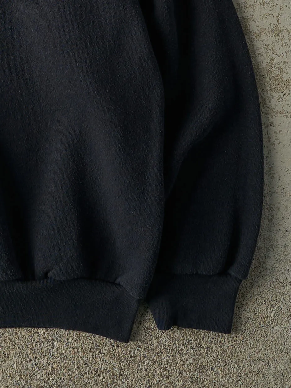 Vintage 90s Faded Black Blank Crewneck (M) sold by Rebalance Vintage product image thumbnail 3