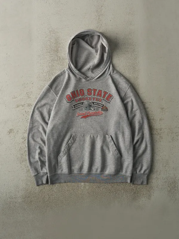 Vintage 07' Grey Ohio State Buckeyes Football Lightweight Hoodie (M) sold by Rebalance Vintage