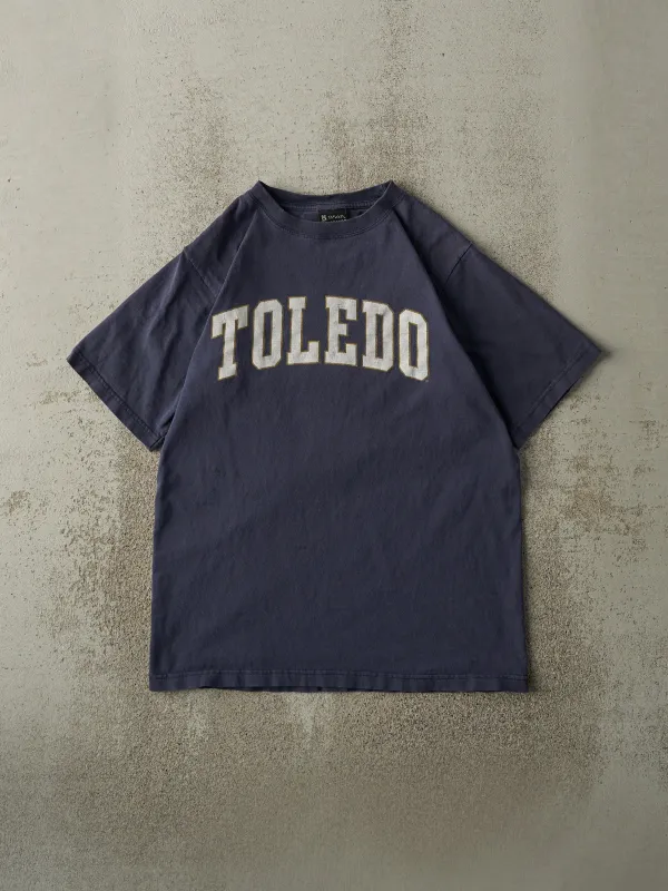 Vintage Y2K Navy Blue University of Toledo Tee (S/M) sold by Rebalance Vintage