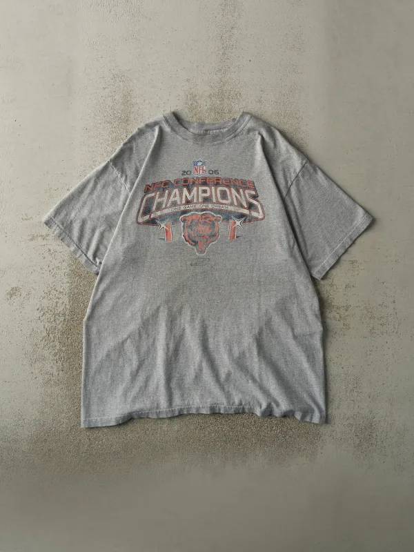 Vintage 06' Grey Chicago Bears NFC Champions Tee (XL) sold by Rebalance Vintage