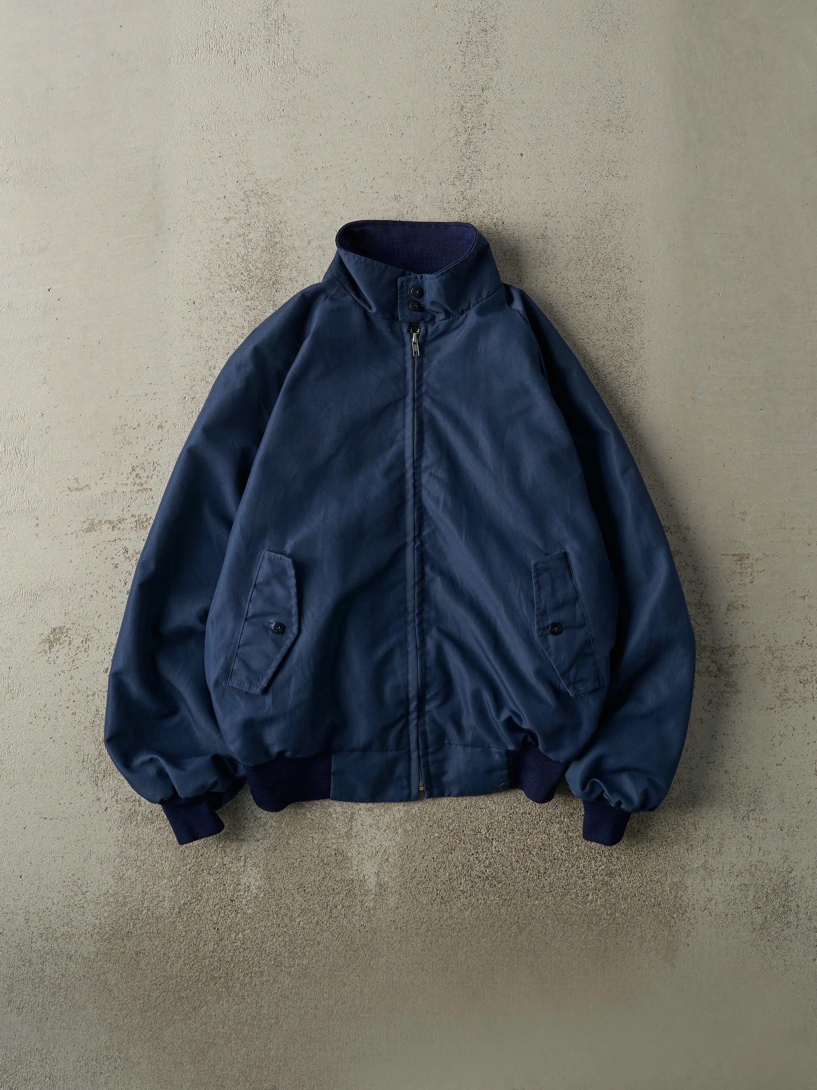 Vintage 80s Navy Blue Harrington Jacket (M/L) sold by Rebalance Vintage