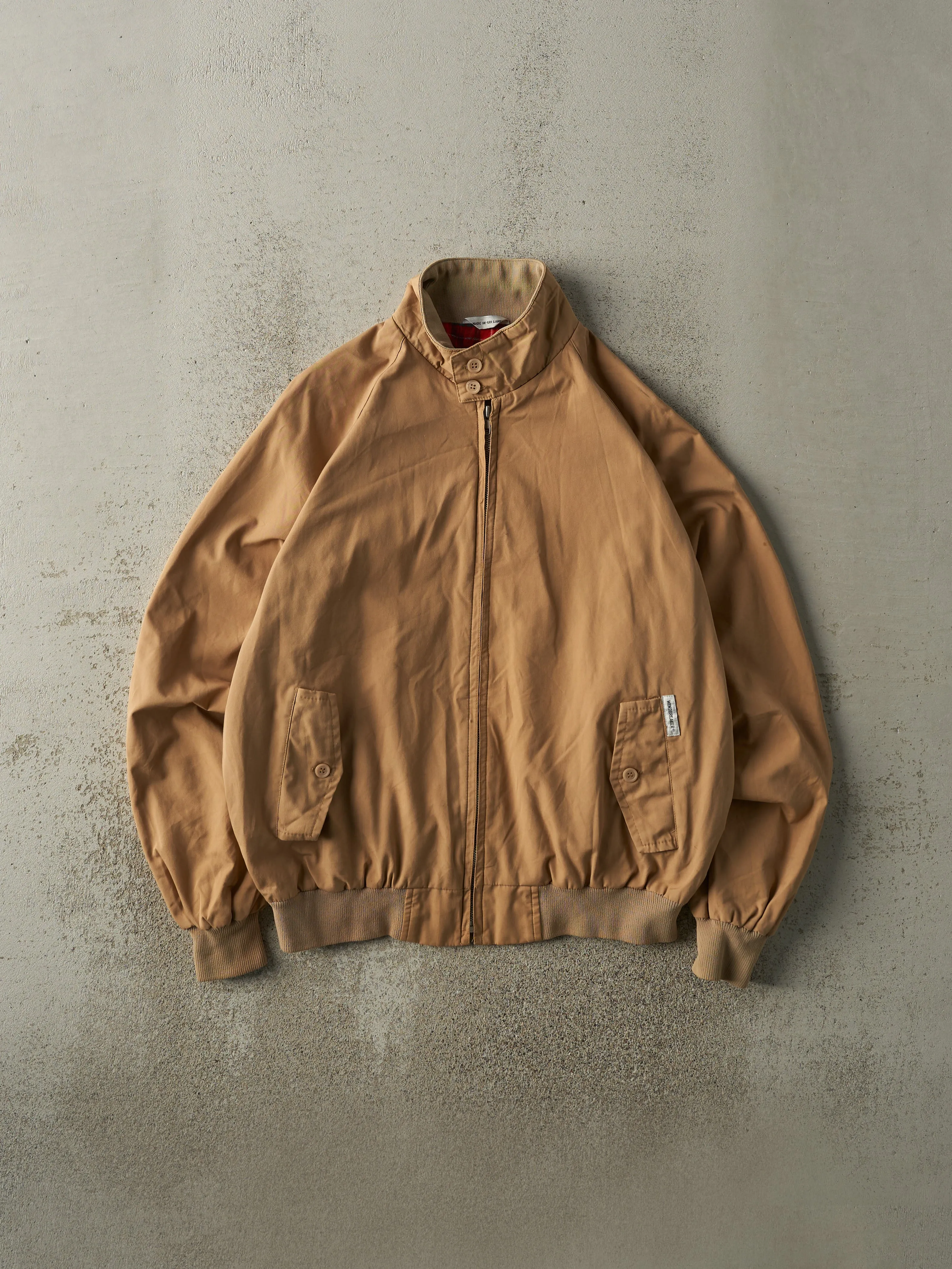 Vintage 90s Beige Harrington Jacket (L/XL) sold by Rebalance Vintage