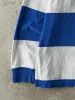 Vintage Y2K White & Blue Polo Quarter Button Rugby Shirt (M/L) sold by Rebalance Vintage