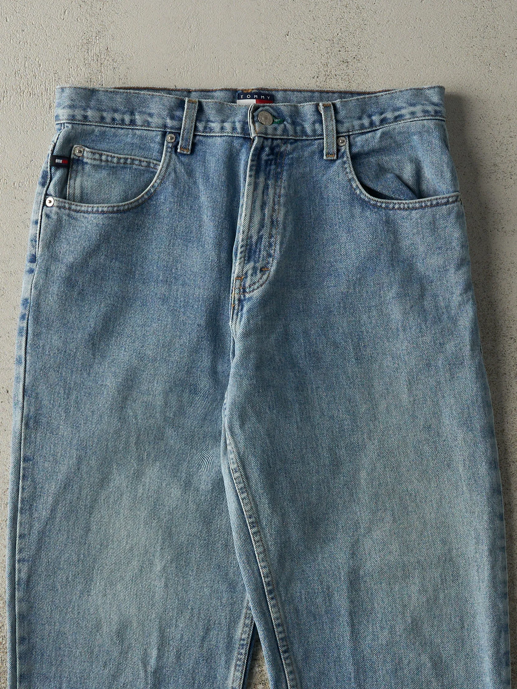Vintage 90s Light Wash Tommy Hilfiger Jeans (32.5x30) sold by Rebalance Vintage product image thumbnail 4
