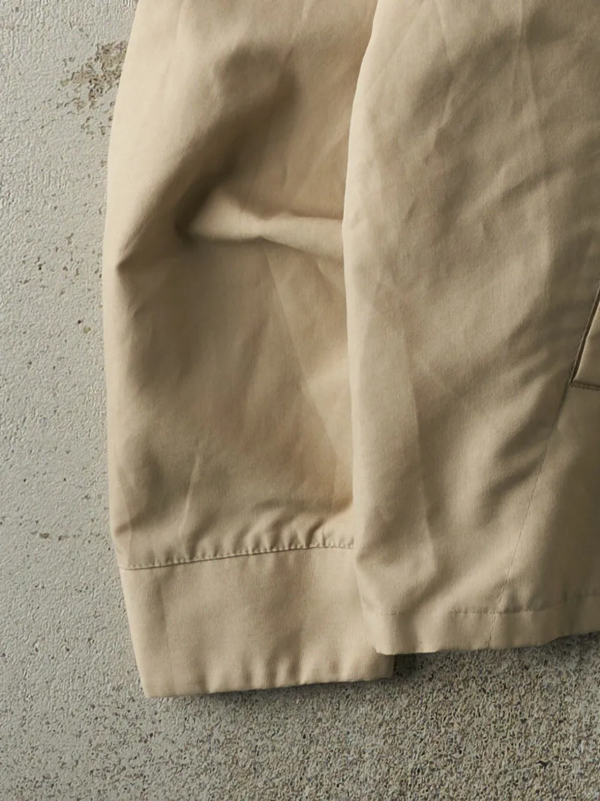 Vintage 80s Beige Embroidered Harrington Jacket (L/XL) sold by Rebalance Vintage product image thumbnail 3