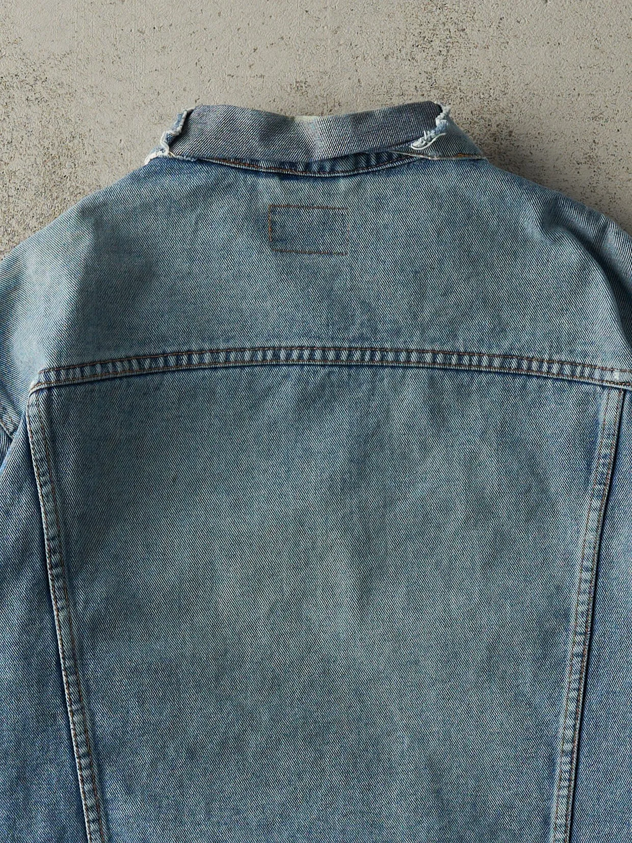 Vintage 90s Mid Wash Nevada Jeans Denim Jacket (L) sold by Rebalance Vintage product image thumbnail 5