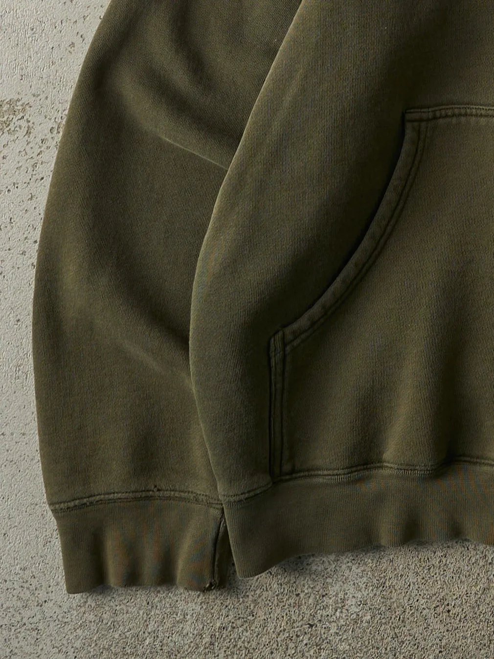 Vintage Y2K Green Reebok Embroidered Zip Up Hoodie (M) sold by Rebalance Vintage product image thumbnail 3