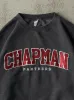 Vintage Y2K Charcoal Grey Chapman Panthers Embroidered Crewneck (M/L) sold by Rebalance Vintage
