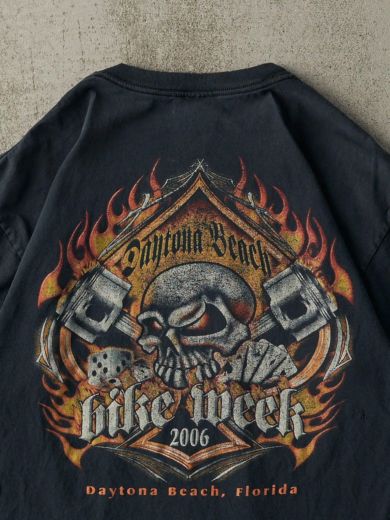 Vintage 06' Faded Black Daytona Beach Bike Week Tee (L/XL) sold by Rebalance Vintage product image thumbnail 4
