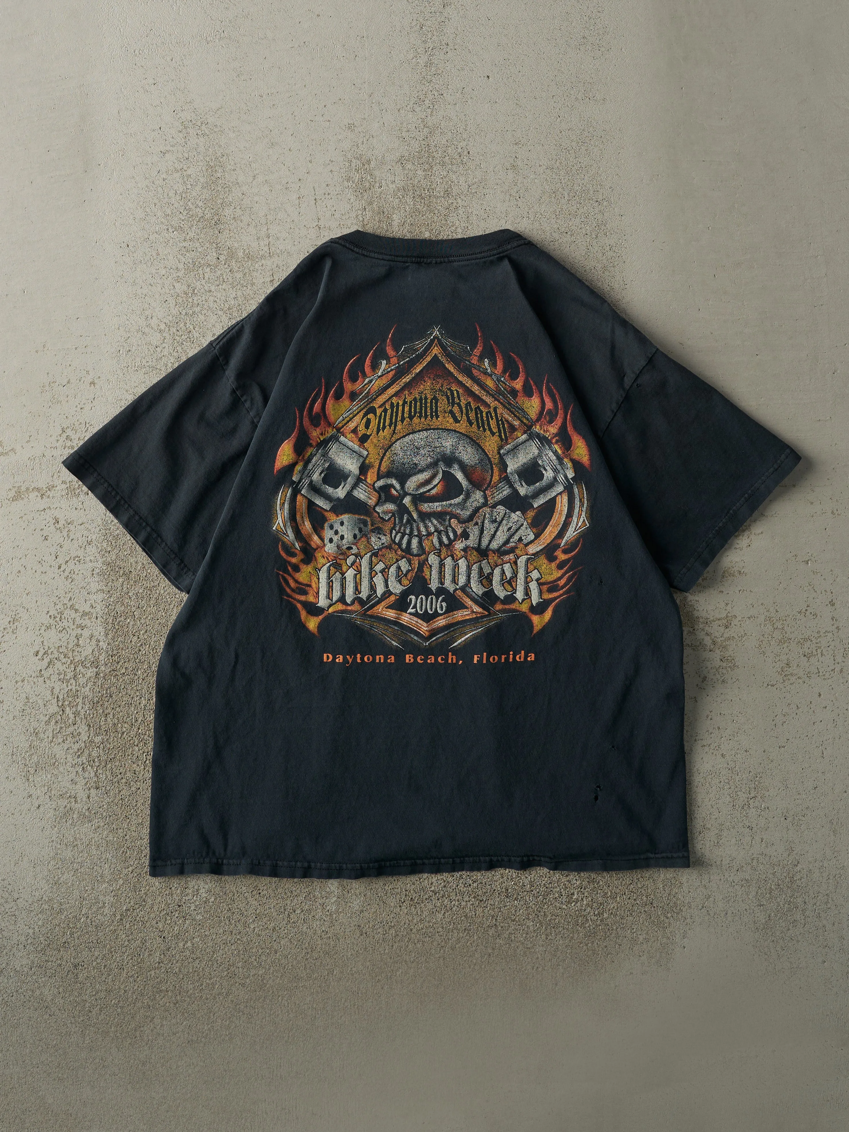 Vintage 06' Faded Black Daytona Beach Bike Week Tee (L/XL) sold by Rebalance Vintage product image thumbnail 2