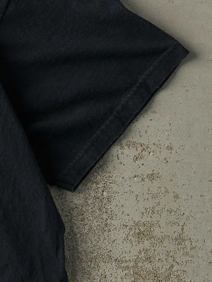 Vintage Y2K Black "My Monkey Made Me Do It" Slogan Tee (L/XL) sold by Rebalance Vintage product image thumbnail 3