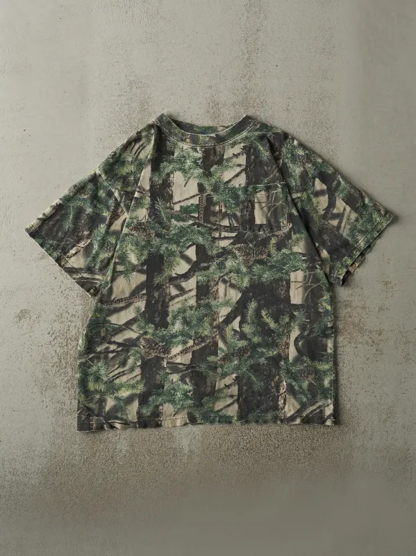 Vintage Y2K Camo Cabela's X Seclusion 3D Camo Pocket Tee (L/XL) made by Rebalance Vintage