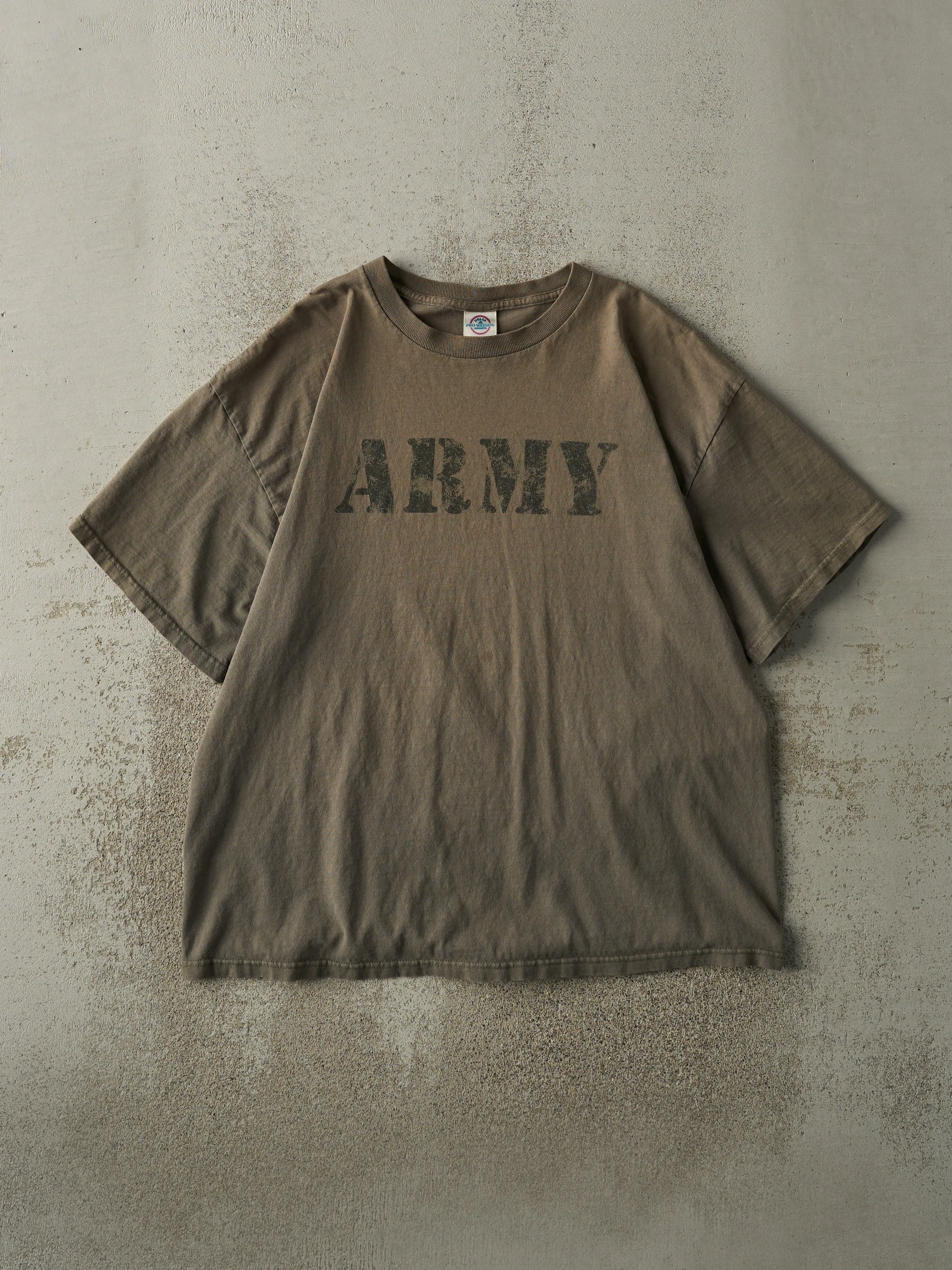 Vintage Y2K Green US Army Tee (L/XL) sold by Rebalance Vintage
