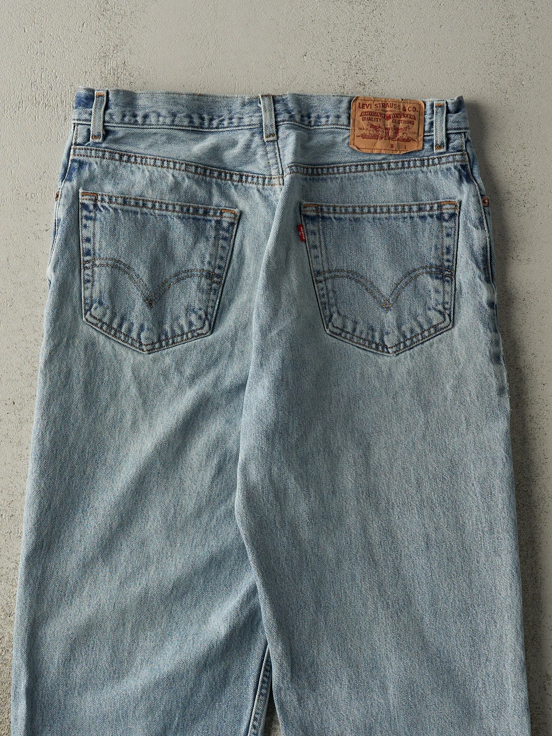 Vintage 90s Light Wash Levi's Jeans (33x33.5) sold by Rebalance Vintage product image thumbnail 5