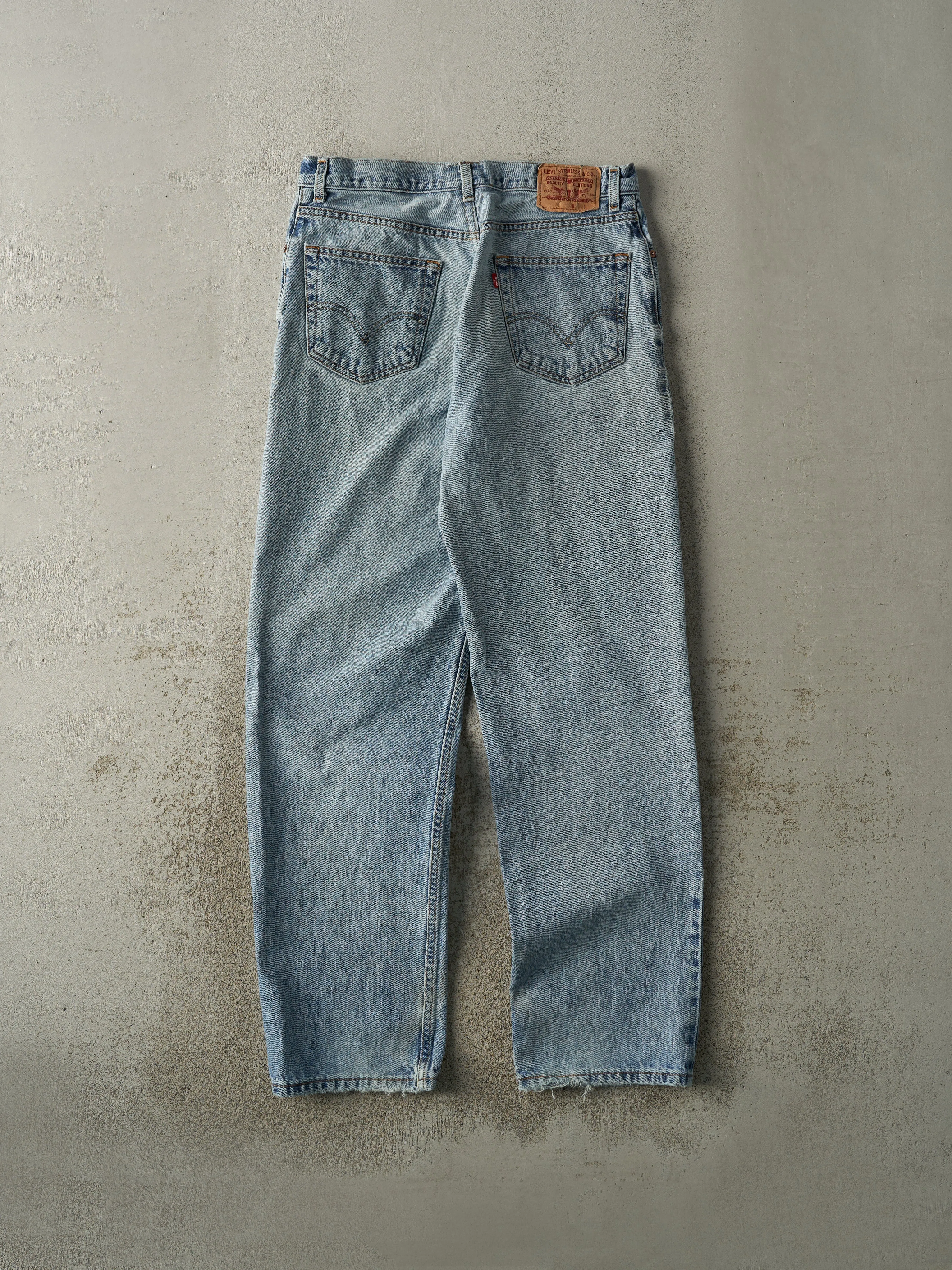Vintage 90s Light Wash Levi's Jeans (33x33.5) sold by Rebalance Vintage product image thumbnail 3
