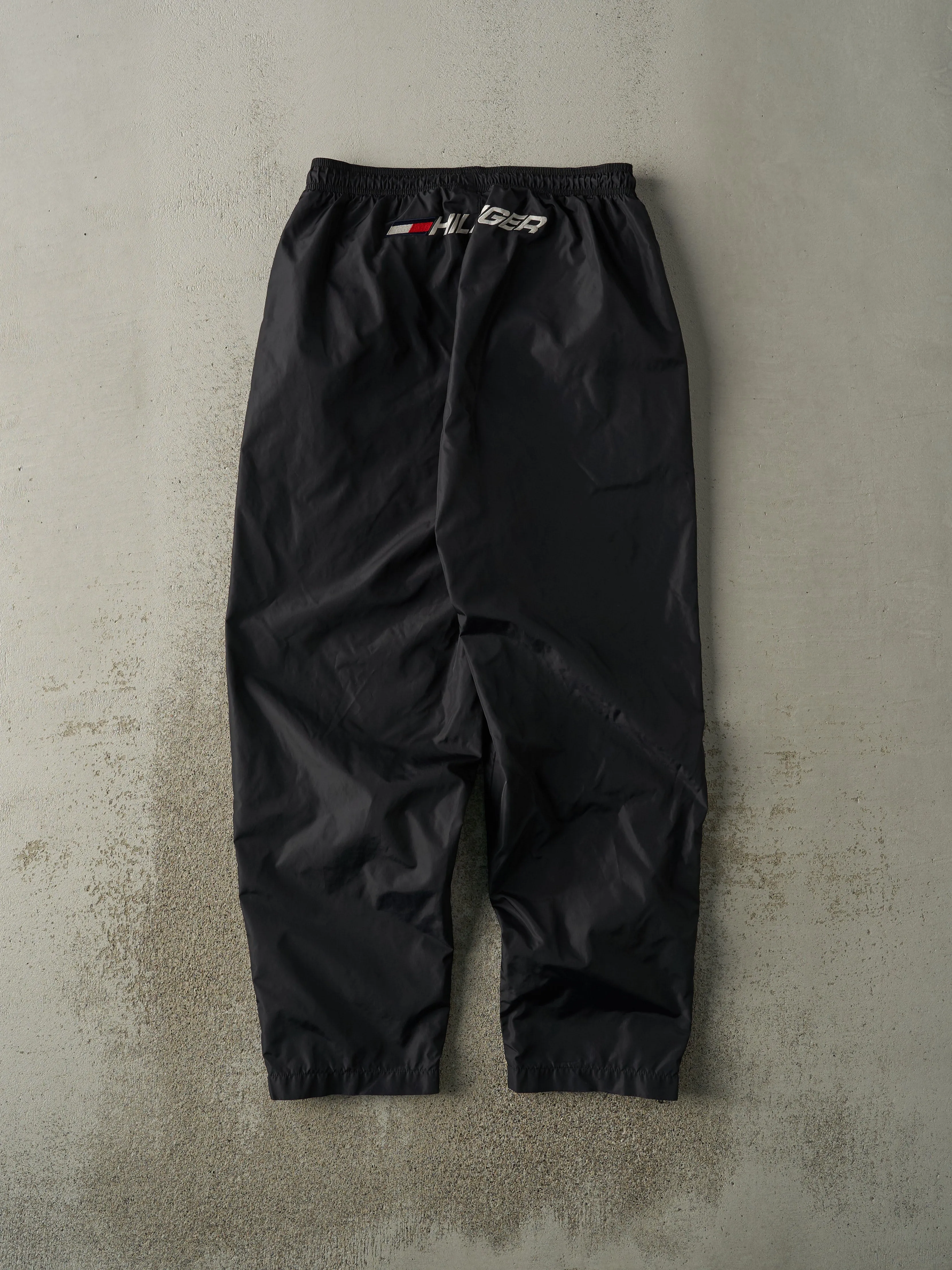 Vintage Y2K Black Tommy Hilfiger Athletics Track Pants (30x30) sold by Rebalance Vintage product image thumbnail 2