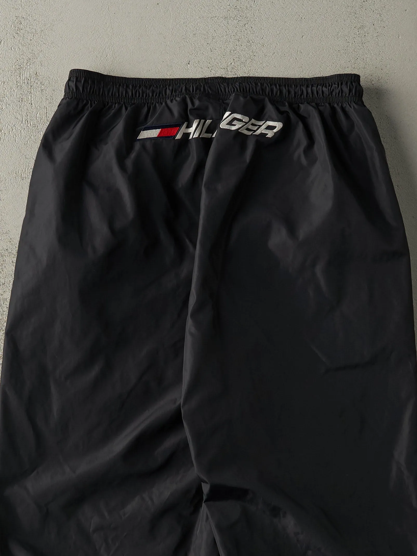 Vintage Y2K Black Tommy Hilfiger Athletics Track Pants (30x30) sold by Rebalance Vintage product image thumbnail 4