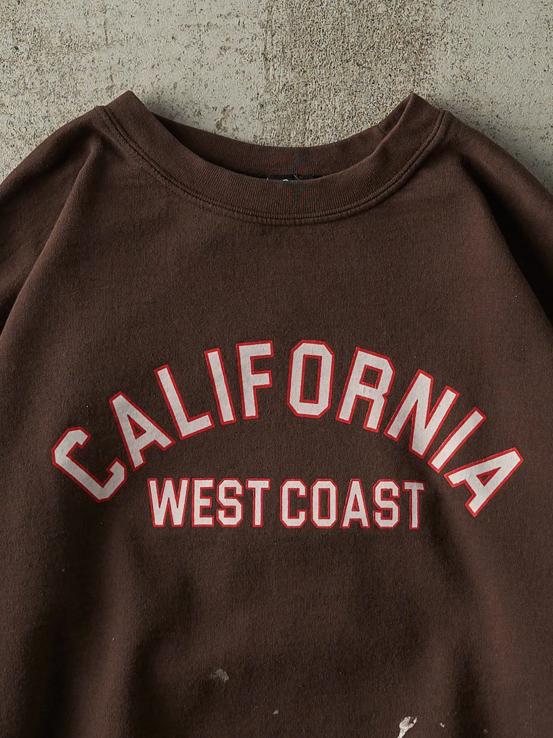 Vintage Y2K Brown California West Coast Crewneck (M/L) sold by Rebalance Vintage product image thumbnail 2