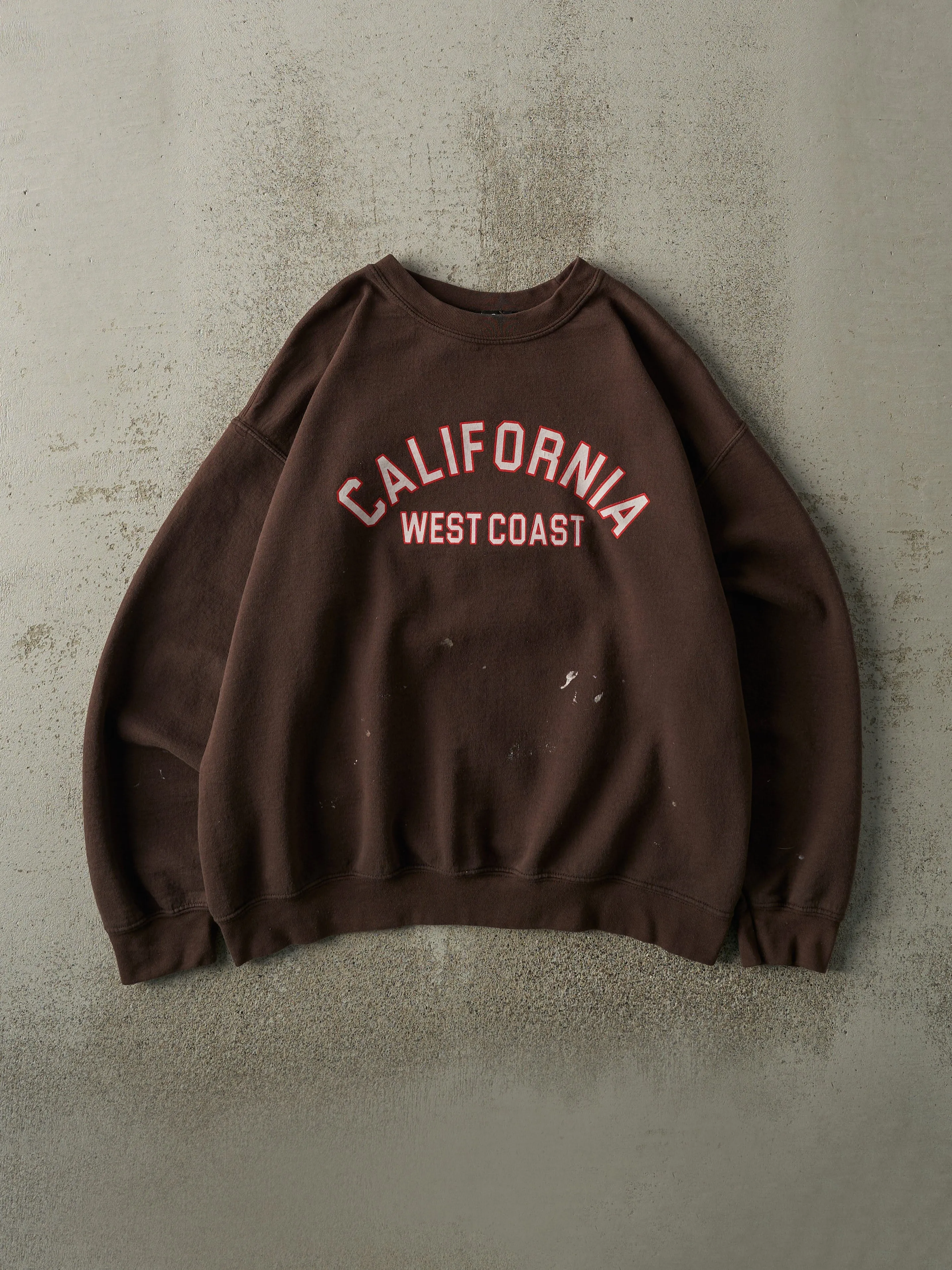 Vintage Y2K Brown California West Coast Crewneck (M/L) sold by Rebalance Vintage