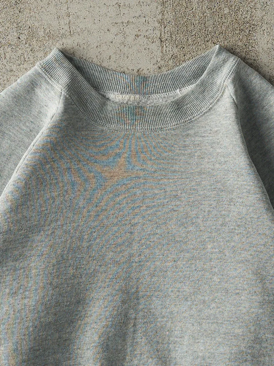 Vintage 90s Grey Blank Crewneck (S/M) sold by Rebalance Vintage product image thumbnail 2