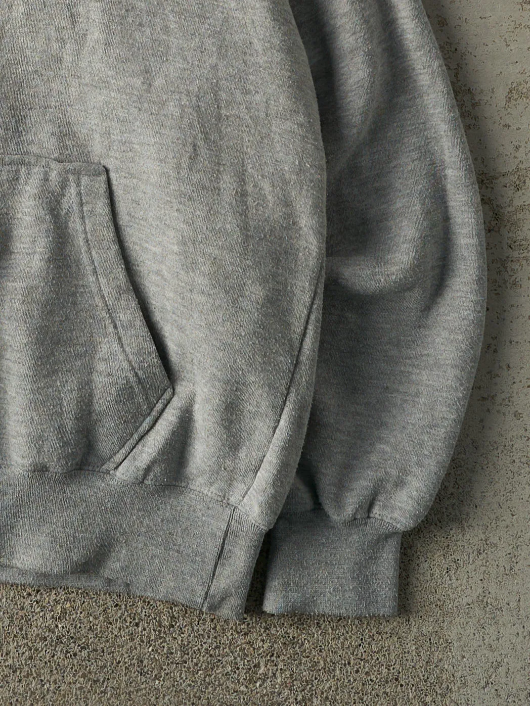 Vintage 90s Grey Embroidered Brooks Hoodie (M/L) sold by Rebalance Vintage product image thumbnail 3