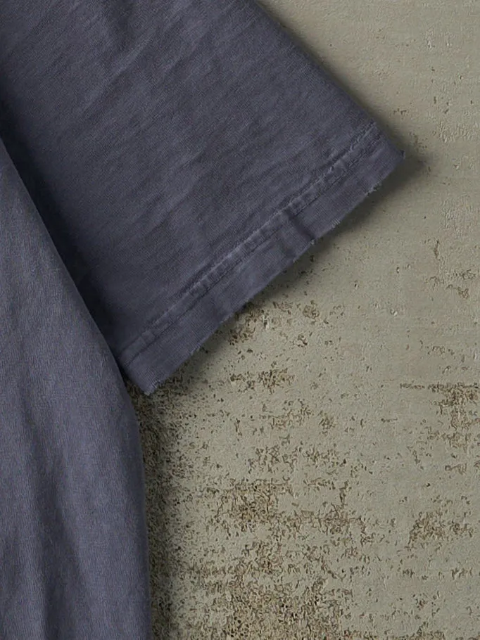 Vintage 90s Slate Blue Blank Tee (M/L) sold by Rebalance Vintage product image thumbnail 3
