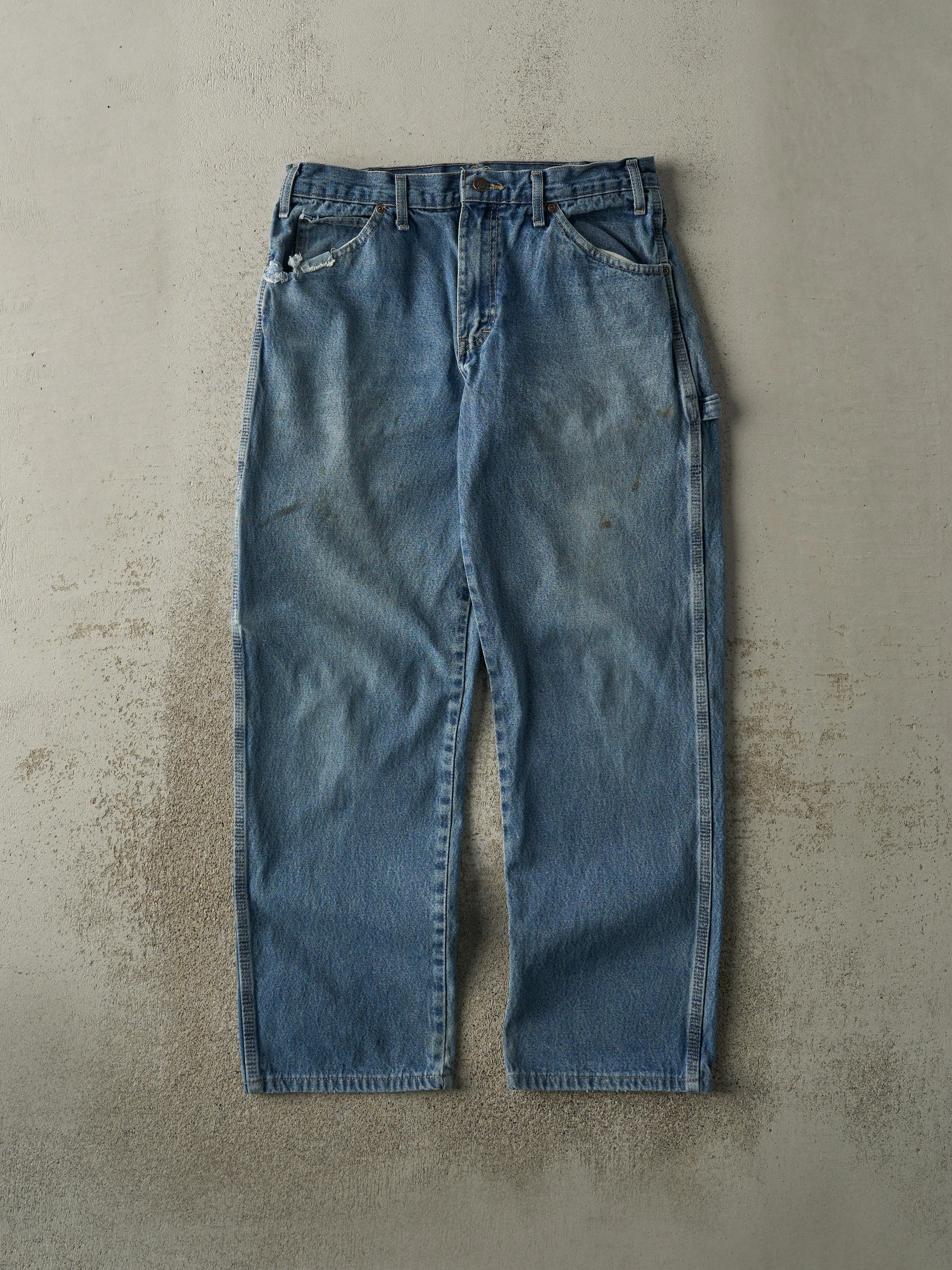 Vintage 90s Mid Wash Dickies Carpenter Jeans (32x29) sold by Rebalance Vintage