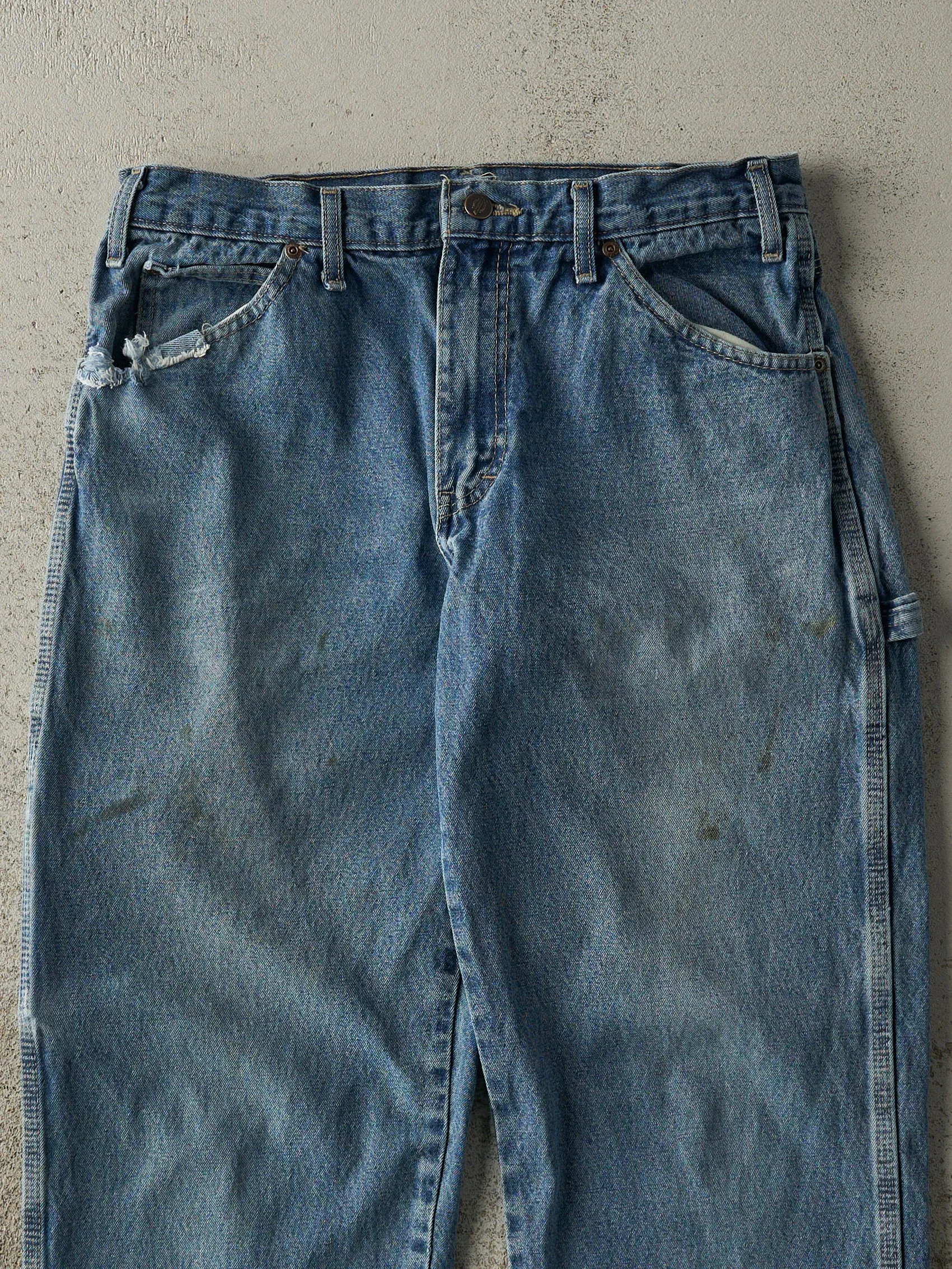 Vintage 90s Mid Wash Dickies Carpenter Jeans (32x29) sold by Rebalance Vintage product image thumbnail 4