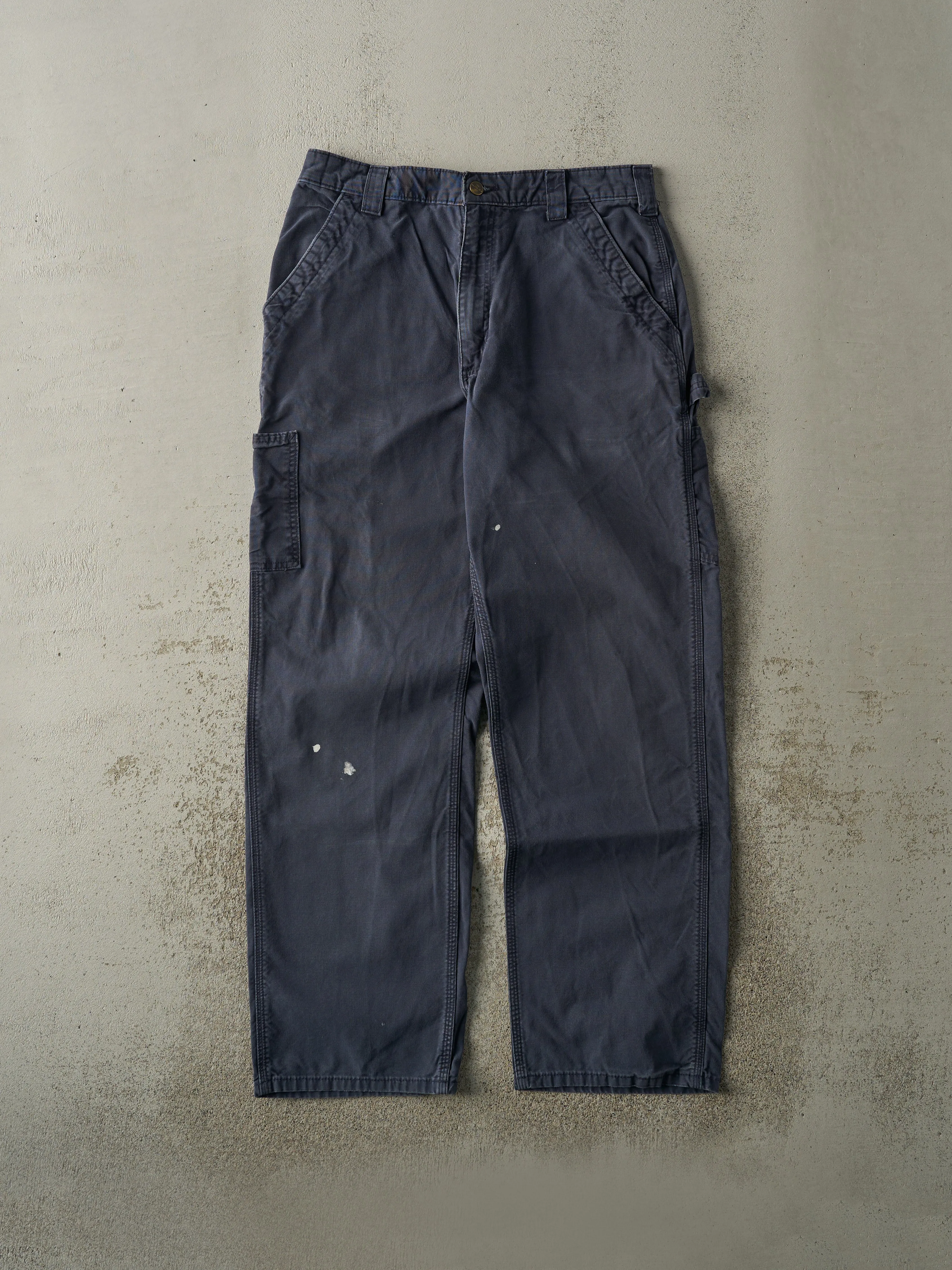 Vintage Y2K Navy Blue Carhartt Carpenter Pants (31.5x31) sold by Rebalance Vintage