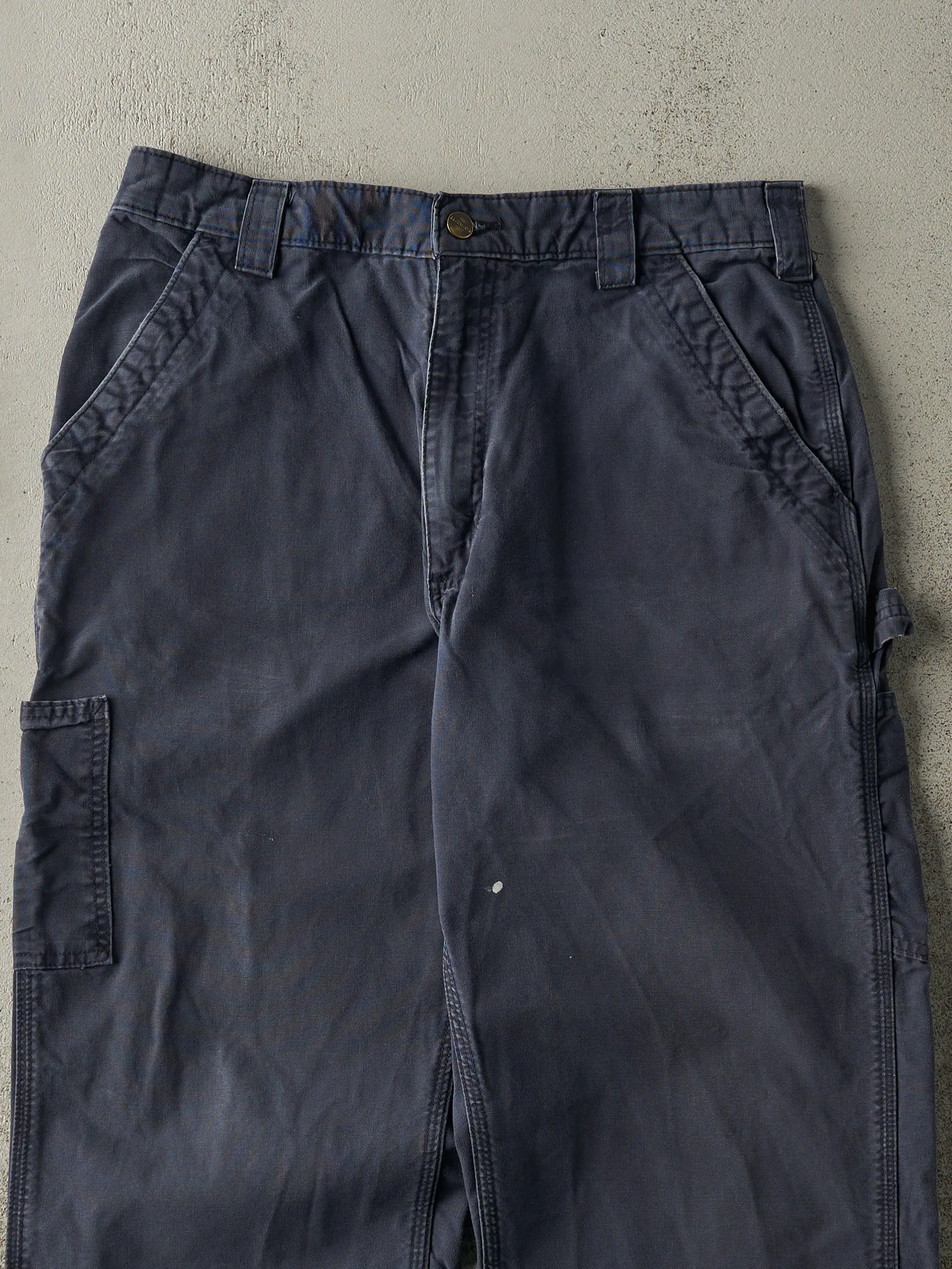 Vintage Y2K Navy Blue Carhartt Carpenter Pants (31.5x31) sold by Rebalance Vintage product image thumbnail 4