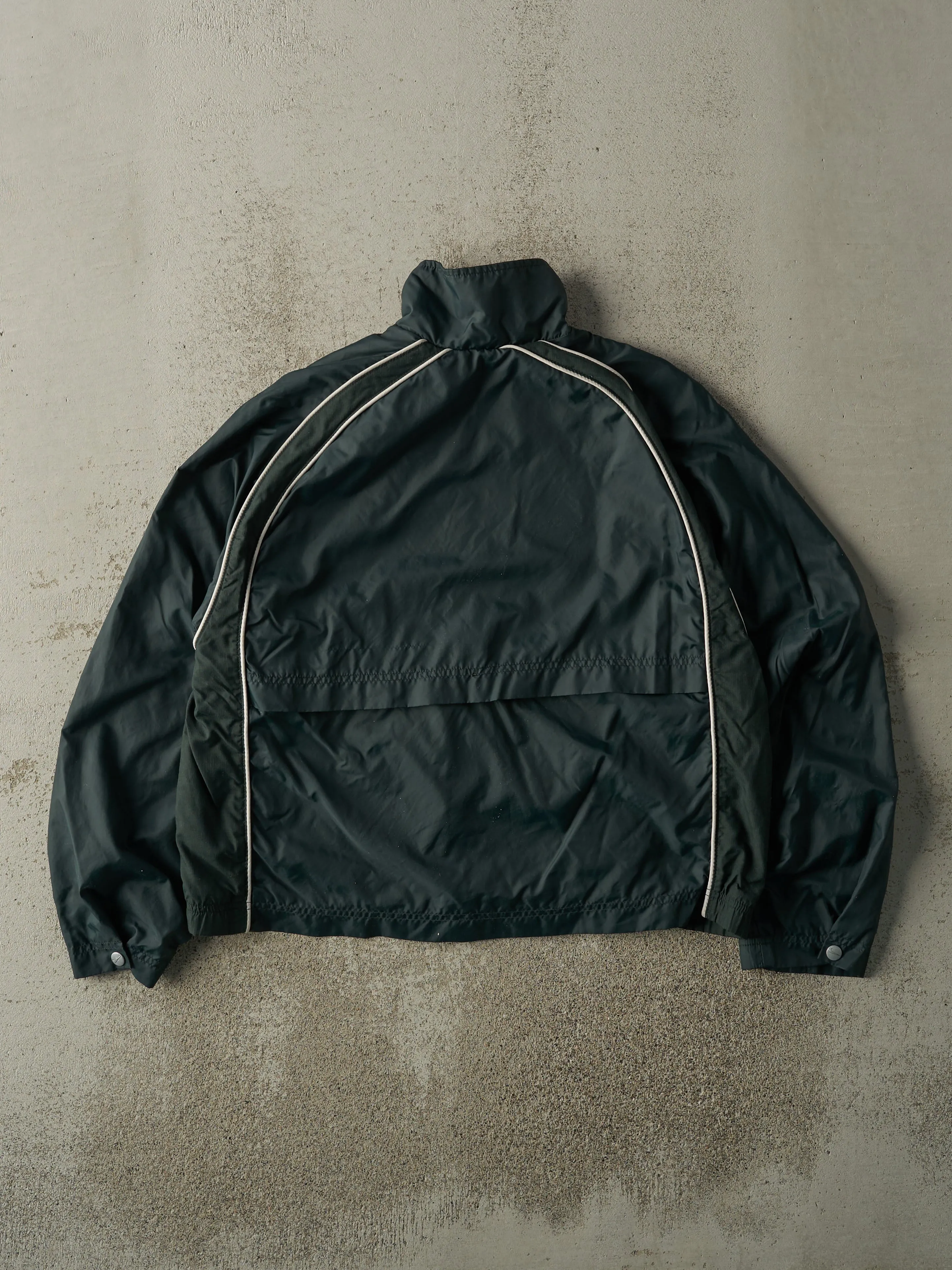 Vintage 90s Green Nike Windbreaker Boxy Jacket (S/M) sold by Rebalance Vintage product image thumbnail 3