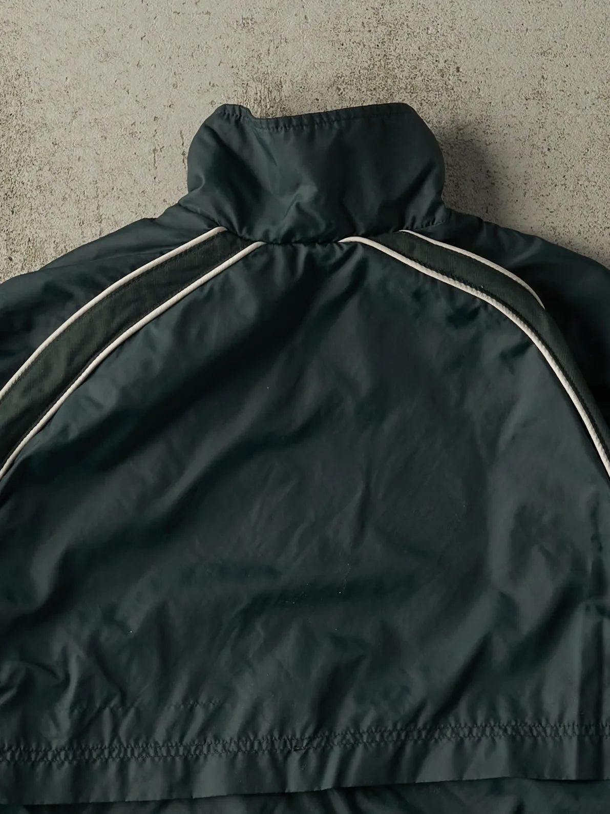 Vintage 90s Green Nike Windbreaker Boxy Jacket (S/M) sold by Rebalance Vintage product image thumbnail 5