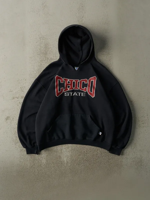 Vintage Y2K Black Chico State Russell Athletic Boxy Hoodie (M) sold by Rebalance Vintage
