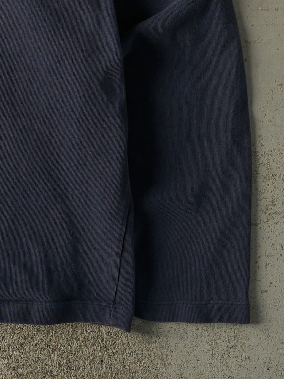 Vintage Y2K Navy Blue & Grey Gap Thermal Long Sleeve (XXL) sold by Rebalance Vintage product image thumbnail 3