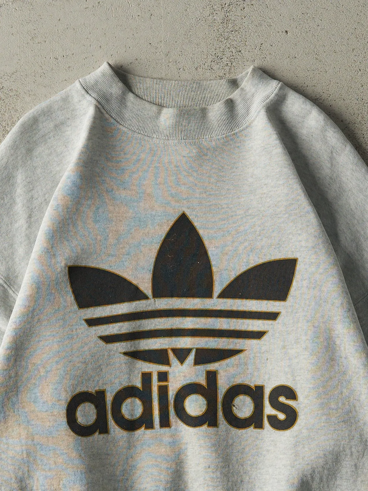 Vintage 90s Heather Grey Adidas Crewneck (L/XL) sold by Rebalance Vintage product image thumbnail 2