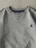 Vintage Y2K Grey Champion Embroidered Boxy Crewneck (XL/XXL) sold by Rebalance Vintage
