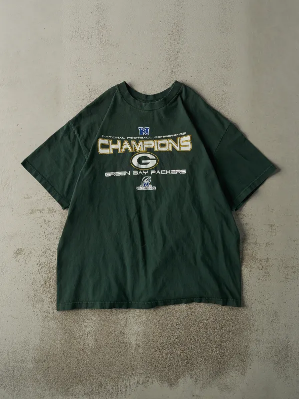 Vintage Y2K Green Green Bay Packers NFC Champions Tee (XL/XXL) sold by Rebalance Vintage
