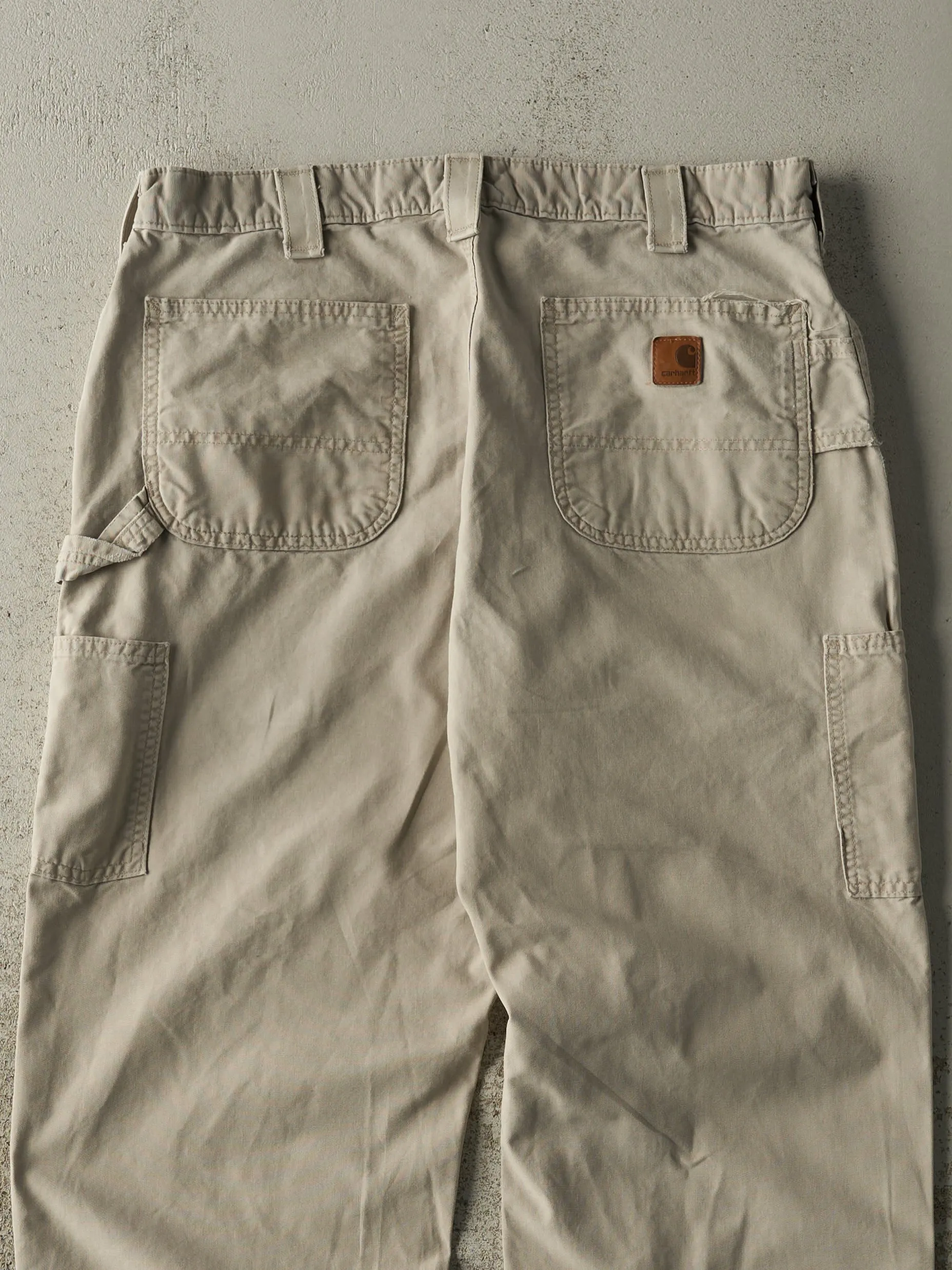 Vintage Y2K Beige Carhartt Carpenter Pants (35.5x28) sold by Rebalance Vintage product image thumbnail 5