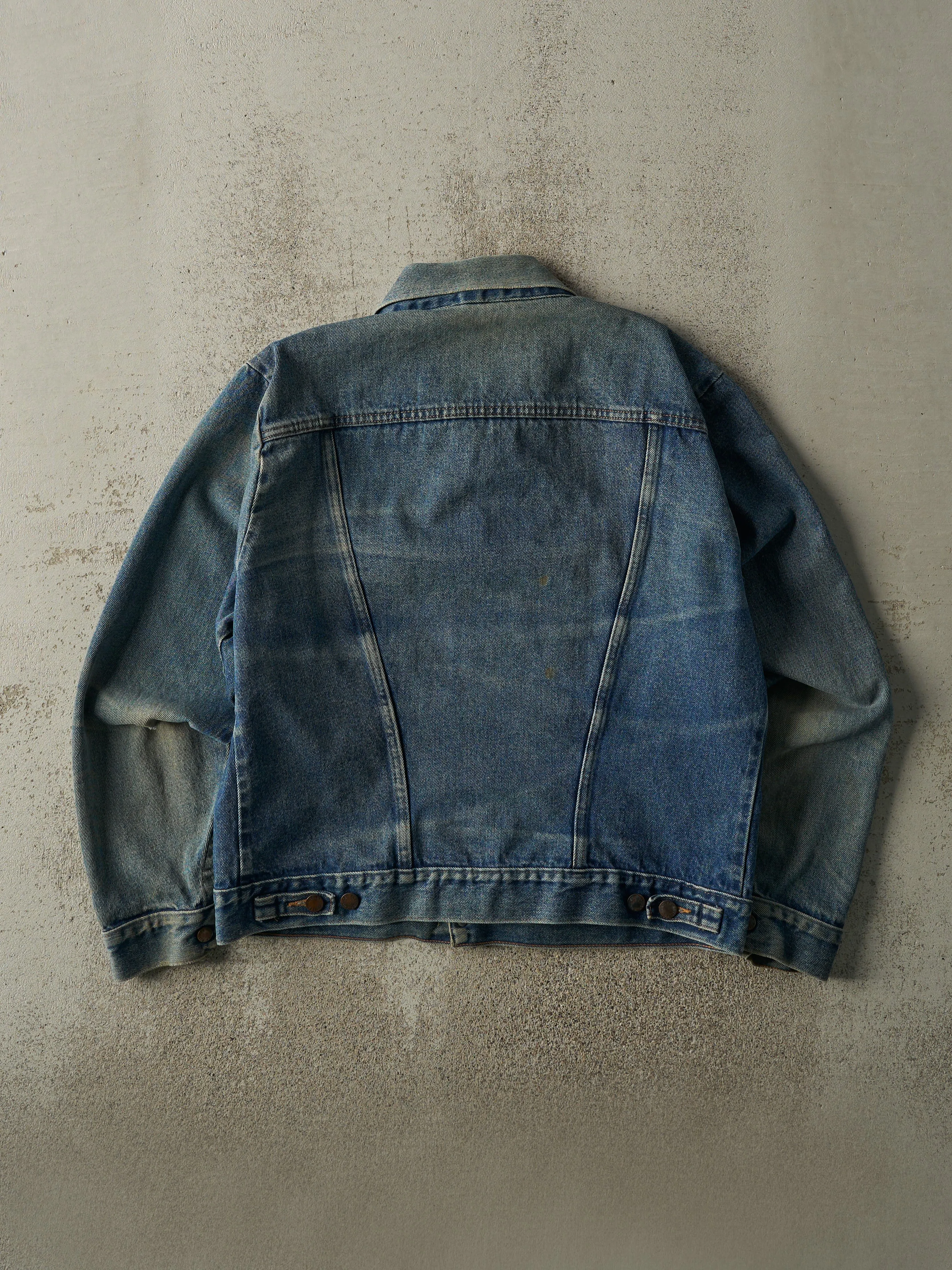 Vintage 80s Mid Wash Rustler Denim Jacket (M) sold by Rebalance Vintage product image thumbnail 2