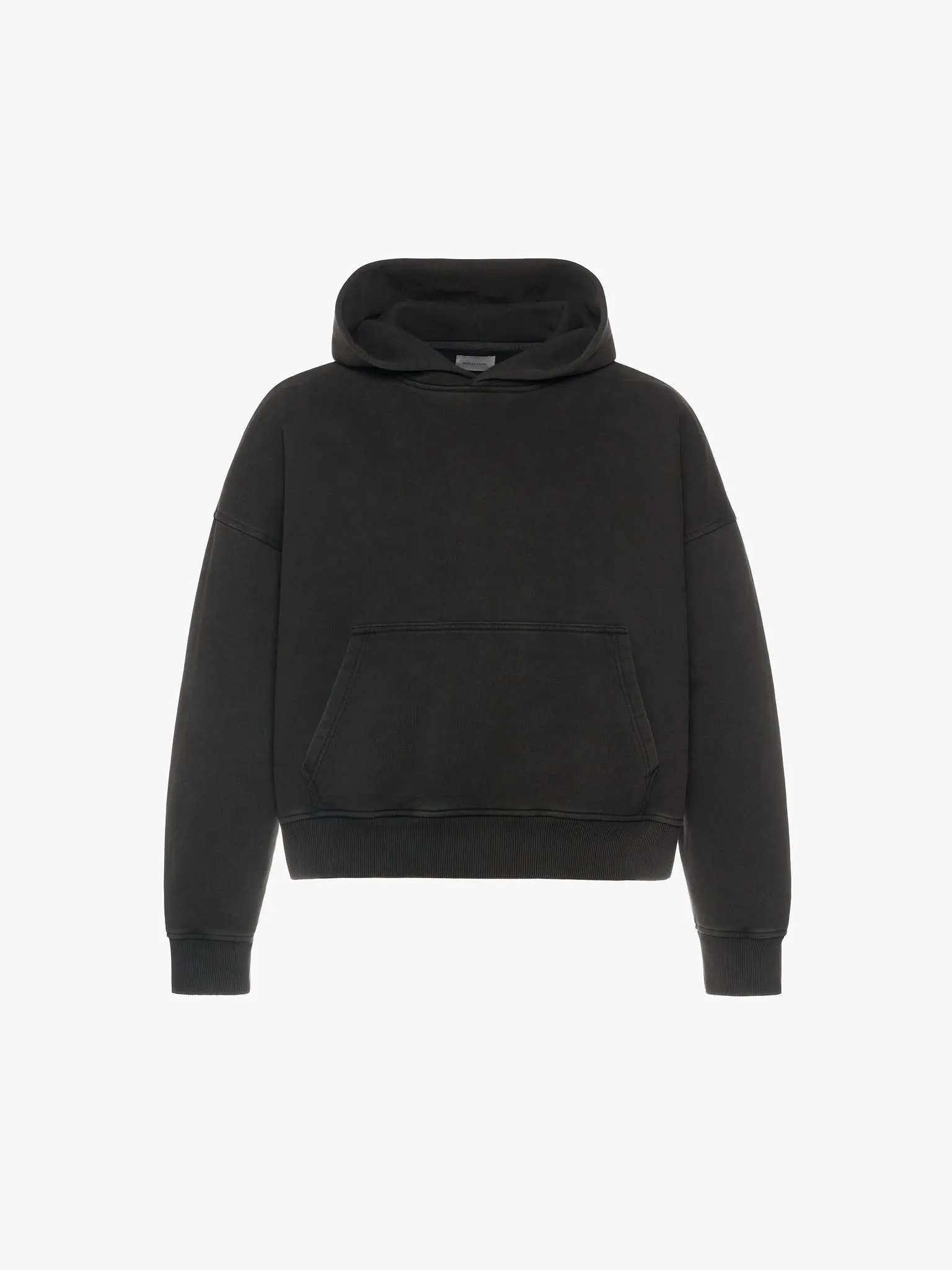 Everyday Boxy Hoodie – Jet Black sold by Rebalance Vintage