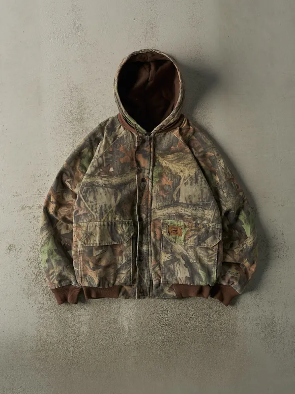 Vintage Y2K Camo Duxbak x Advantage Camo Jacket (M/L) sold by Rebalance Vintage