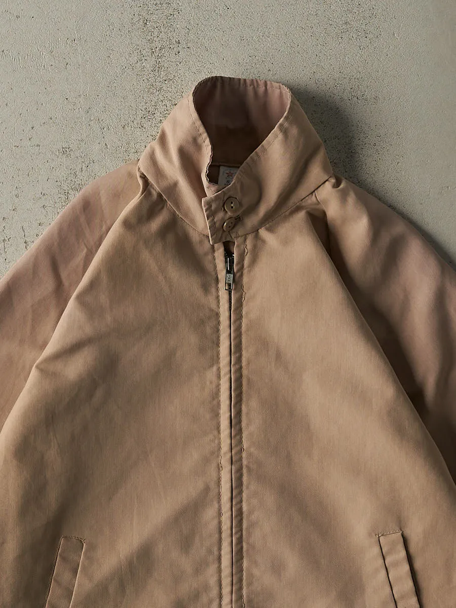 Vintage 80s Beige Harrington Jacket (S/M) sold by Rebalance Vintage product image thumbnail 2